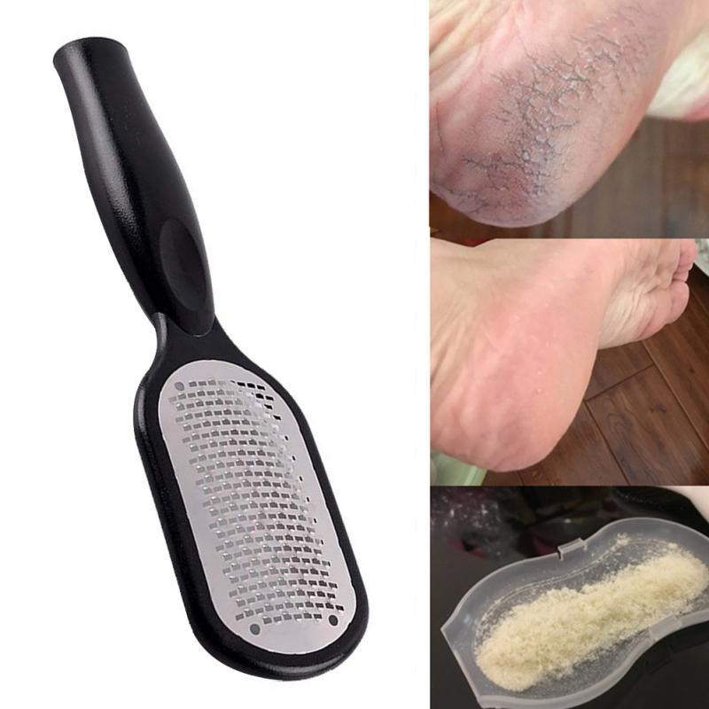 Pedicure Foot File Callus Remover Stainless Steel Foot Scraper Portable Rasp Colossal Foot Grater Scrubber Pro for Wet Dry Feet - VitaGlow Beauty Co.