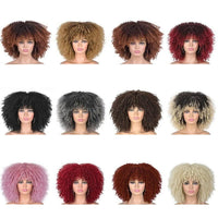 Glamorous Small Curly Hair Explosion Head Wig Set - VitaGlow Beauty Co.