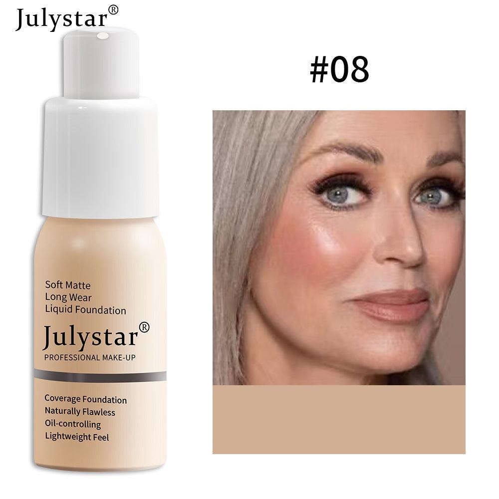 Julystar Radiant Liquid Foundation & Concealer - VitaGlow Beauty Co.