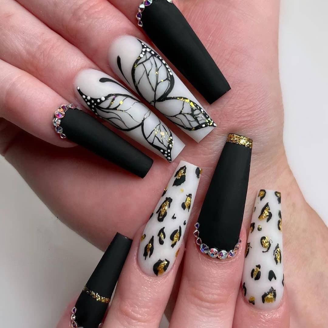 Leopard-Chic Nail Pieces - VitaGlow Beauty Co.