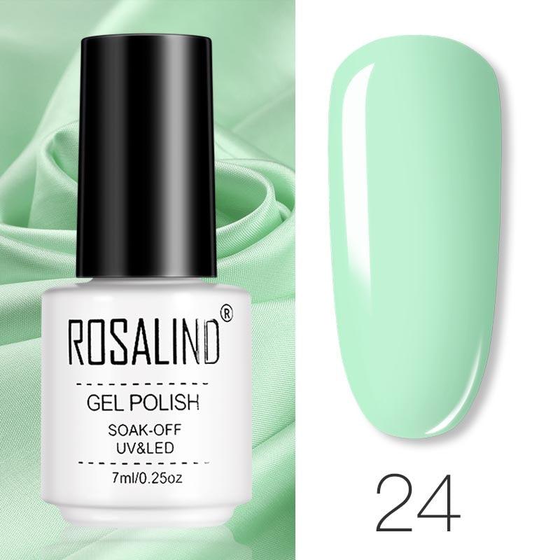 ROSALIND Gel Polish Set Manicure for Nails Semi Permanent Vernis top coat UV LED Gel Varnish Soak Off Nail Art Gel Nail Polish - VitaGlow Beauty Co.