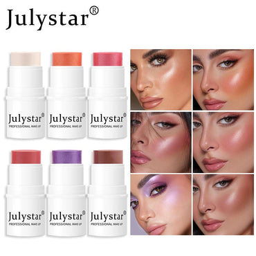 Julystar Radiant Glow Matte Blush Stick - VitaGlow Beauty Co.