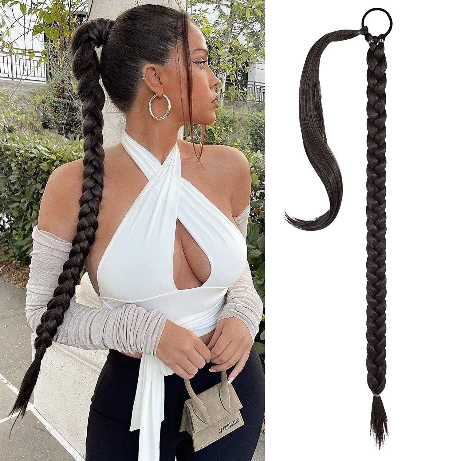 Long Braid Hair Extensions - VitaGlow Beauty Co.