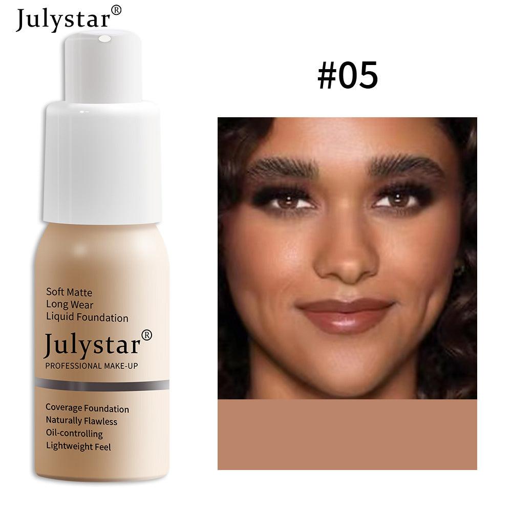 Julystar Radiant Liquid Foundation & Concealer - VitaGlow Beauty Co.