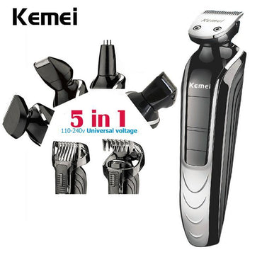 Whole body wash Rechargeable Multifunction Personal Electric Men Hair Clipper Shaver Beard Trimmers Nose Cutting Machine Haircut - VitaGlow Beauty Co.