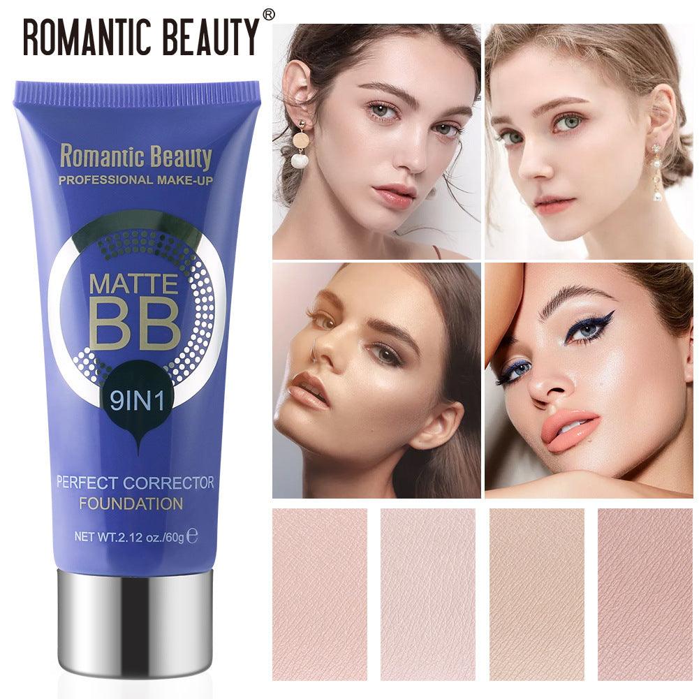 Omantic Beauty Liquid Foundation To Beautify Facial Pores Concealer Not Easy To Take Off Makeup BB Cream - VitaGlow Beauty Co.