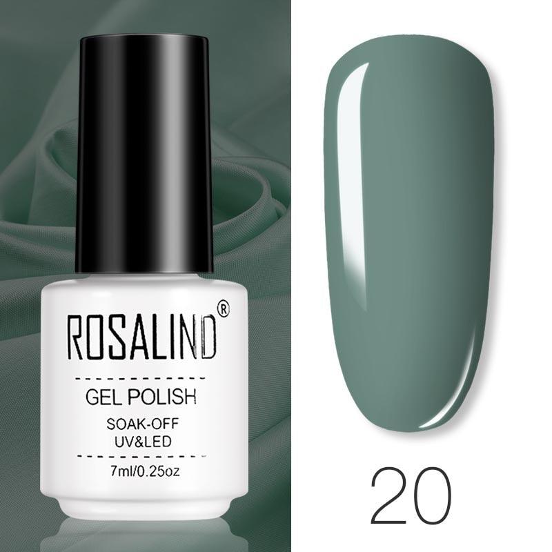 ROSALIND Gel Polish Set Manicure for Nails Semi Permanent Vernis top coat UV LED Gel Varnish Soak Off Nail Art Gel Nail Polish - VitaGlow Beauty Co.