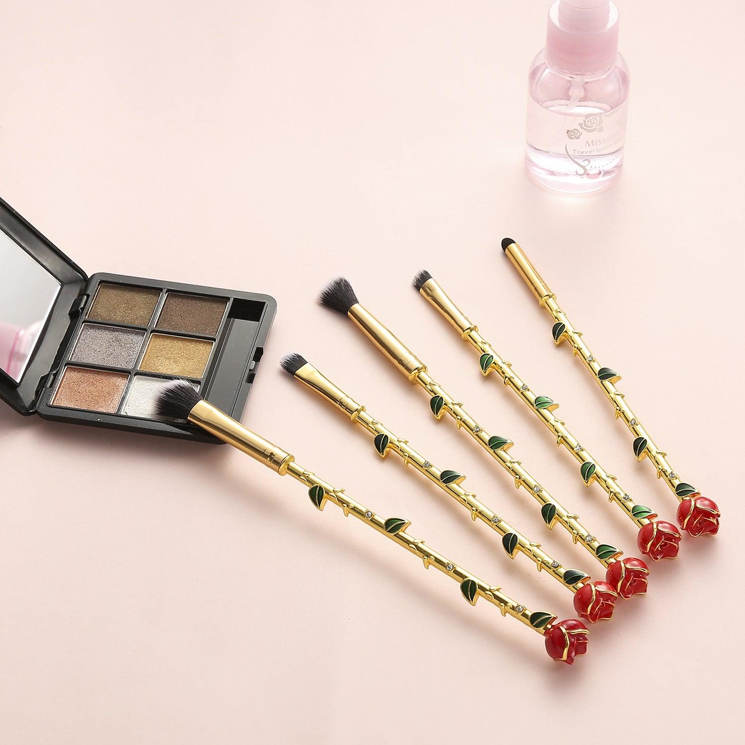 Midi Fox Rose Makeup Brush Tool Little Prince Around Beauty and the Beast Valentine's Day Gift - VitaGlow Beauty Co.