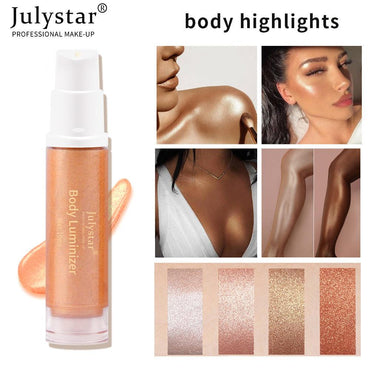 New Full-Body Beach Sexy Highlighter Lotion Brightening Skin And Brightening Highlighter Liquid Milk Body Highlighter - VitaGlow Beauty Co.