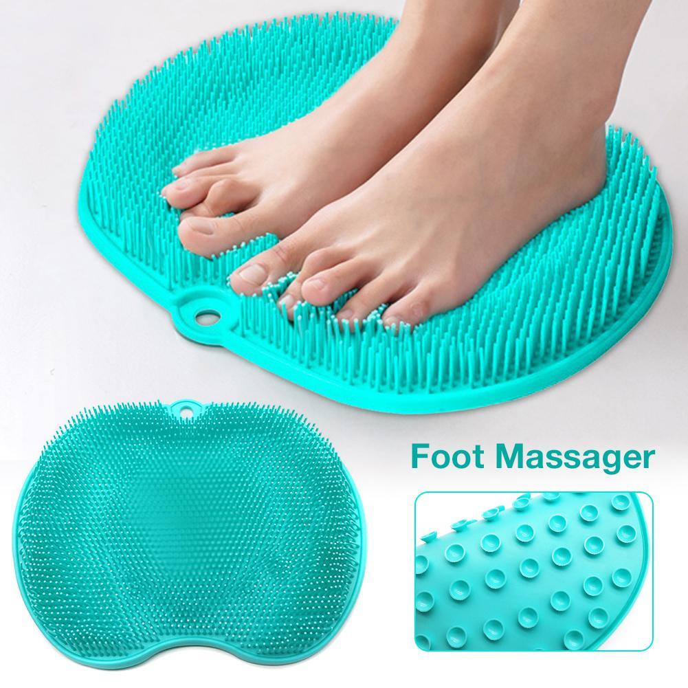 Pregnant Women Without Bend Over Shower Foot Massager Scrubber Cleaner Washing Massage Tools Pad Mat Elderly Feet Cleaning Brush - VitaGlow Beauty Co.