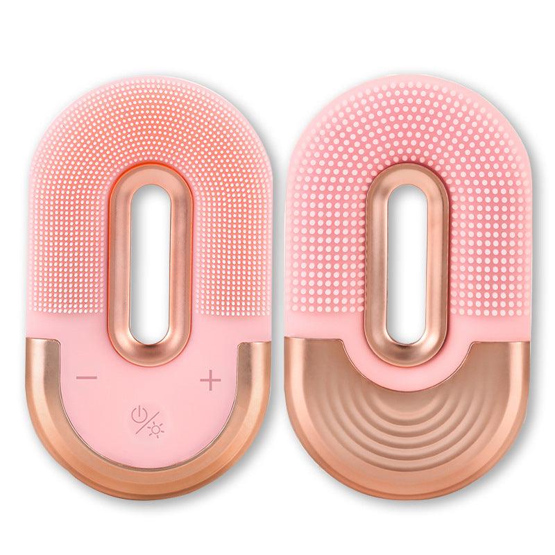 New Ultrasonic Electric Silicone Facial Cleanser Rejuvenation Pore Cleansing Face Washing Instrument Beauty Instrument - VitaGlow Beauty Co.