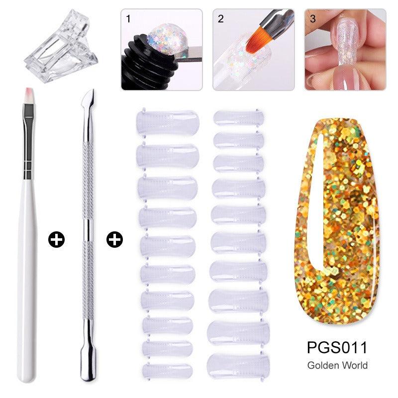 Nail Enhancement Crystal Extension Gel Tool Set Fast Extension Crystal Model Gel Uv Phototherapy Gel - VitaGlow Beauty Co.