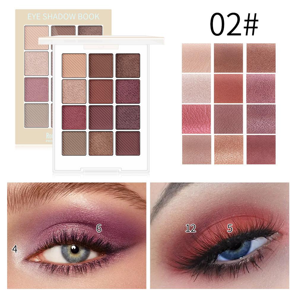 Romantic Beauty Makeup For Eye Ins Hot Sale Eye Shadow Disk 12 Color Eye Shadow - VitaGlow Beauty Co.