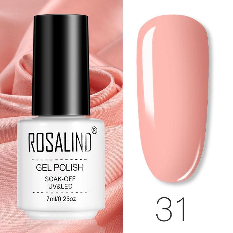 ROSALIND Gel Polish Set Manicure for Nails Semi Permanent Vernis top coat UV LED Gel Varnish Soak Off Nail Art Gel Nail Polish - VitaGlow Beauty Co.