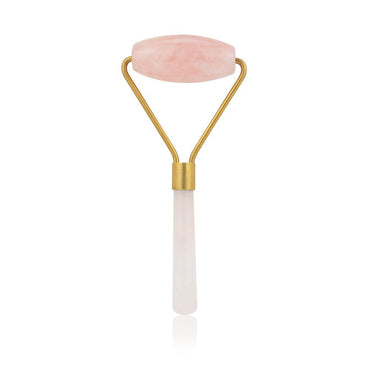 Natural Rose Quartz Facial Massage Crystal Stone Body Jade Massager Derma Roller Skincare Ice Roller Wrinkle Removal Beauty Tool - VitaGlow Beauty Co.