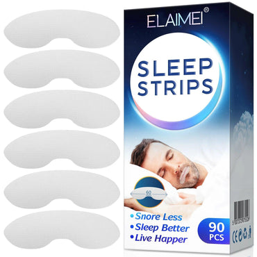 ELAIMEI Anti-Snoring Sleep Strips for Restful Nights - VitaGlow Beauty Co.