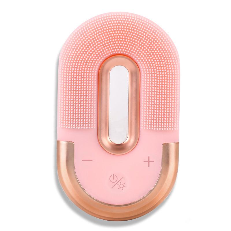 New Ultrasonic Electric Silicone Facial Cleanser Rejuvenation Pore Cleansing Face Washing Instrument Beauty Instrument - VitaGlow Beauty Co.