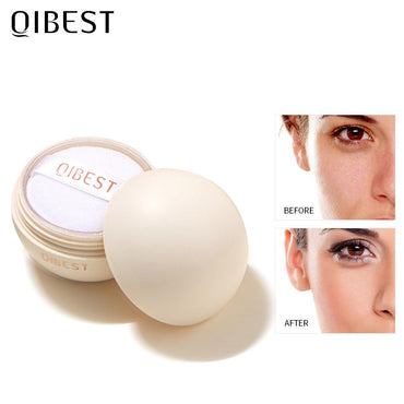 QIBEST Matte Setting Loose Powder Waterproof Natural Concealer Setting Powder Lightweight and Delicate Repairing Powder - VitaGlow Beauty Co.