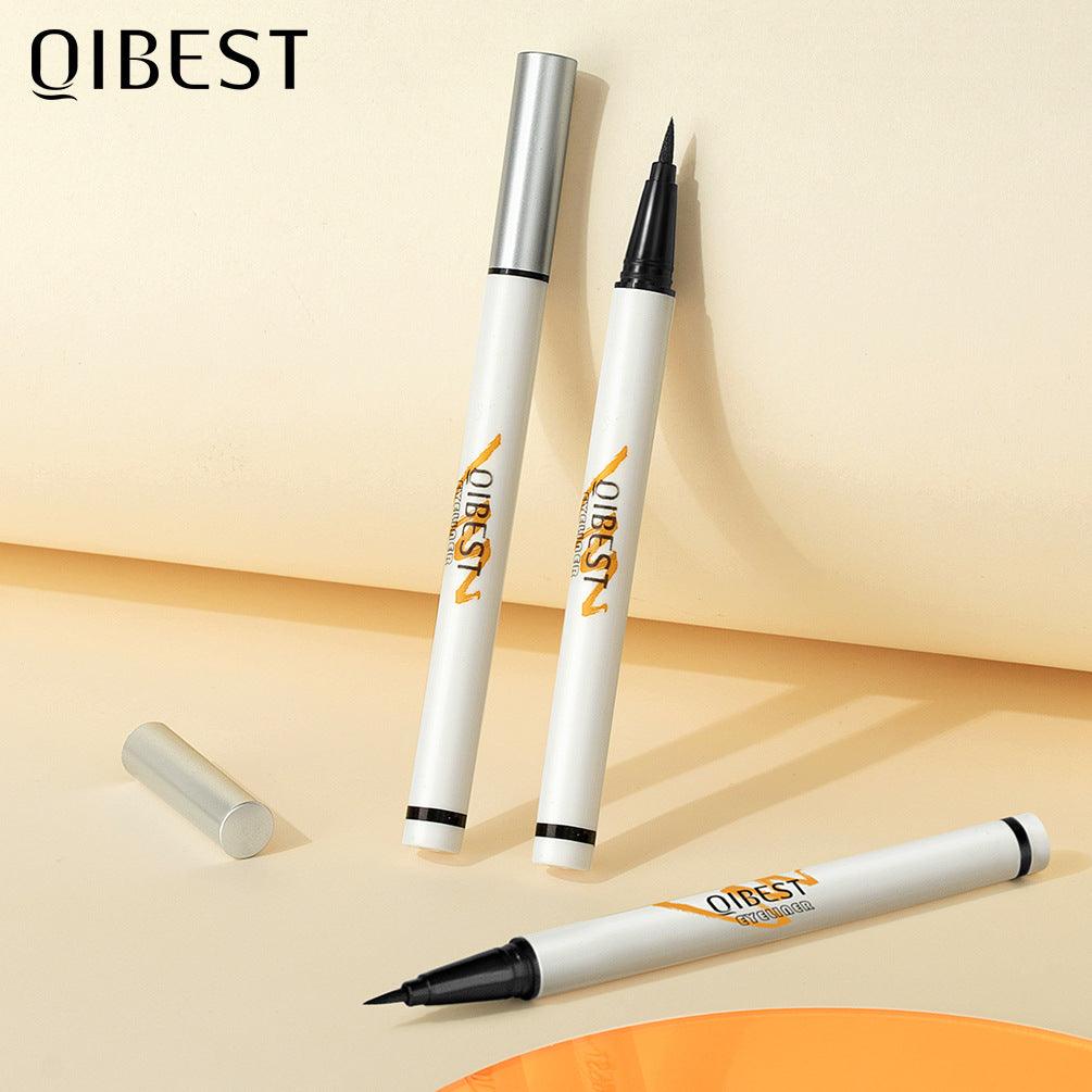 QIBEST Ultra-Fine Eyeliner Waterproof Sweat-Proof Quick-Drying No Dizzy Makeup, Smooth Beginner Student Eyeliner - VitaGlow Beauty Co.