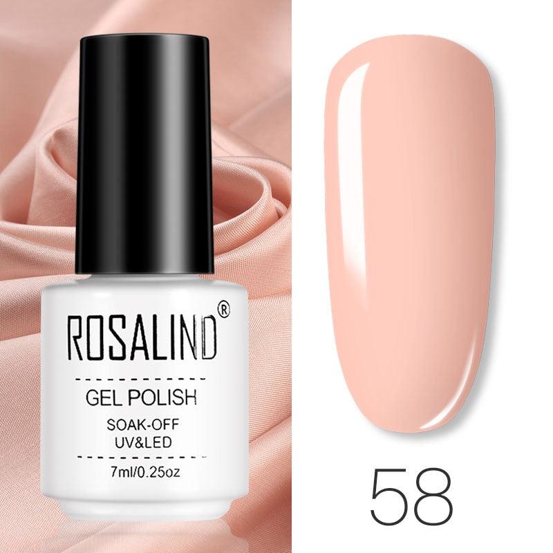 ROSALIND Gel Polish Set Manicure for Nails Semi Permanent Vernis top coat UV LED Gel Varnish Soak Off Nail Art Gel Nail Polish - VitaGlow Beauty Co.