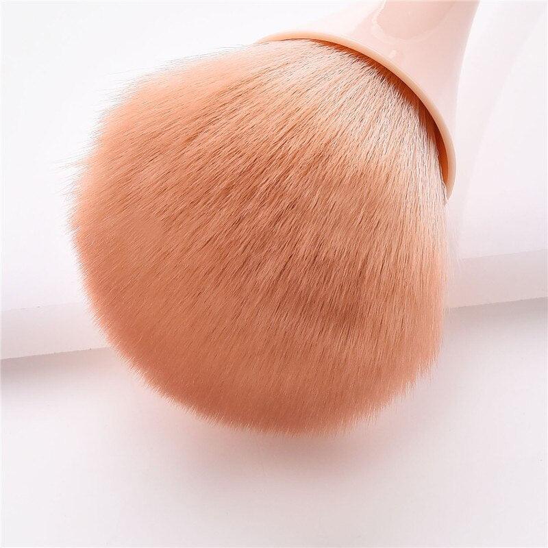 Powder Blush Brush Professional Cosmetic Brushes Set Face Contour Brush Eye Shadow Lip Brush Beauty Makeup Tool - VitaGlow Beauty Co.