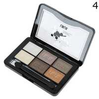 UBUB 6 Colors Roast Eye Shadow Powder Makeup Palette in Shimmer Metallic Glitter Cream Eyeshadow Palette - VitaGlow Beauty Co.