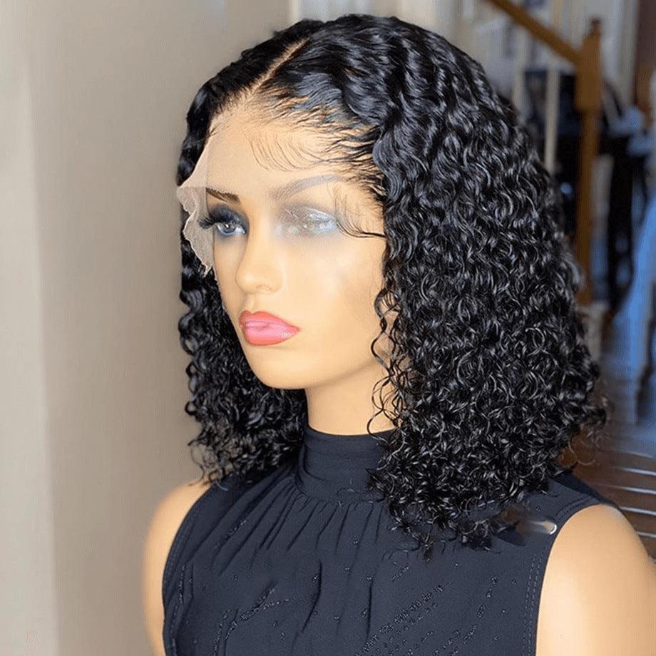 Wig female European and American short curly hair African small curly explosive head chemical fiber headgear - VitaGlow Beauty Co.