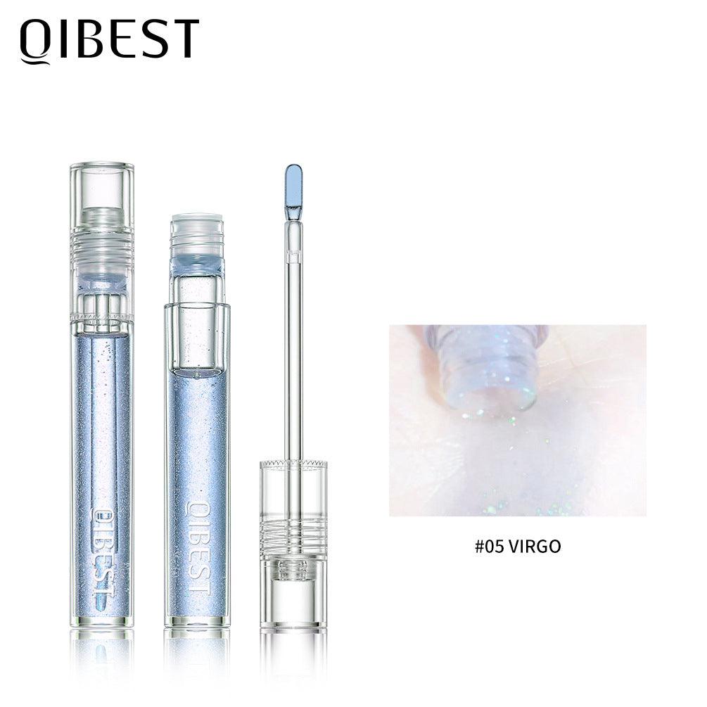 QIBEST Water Light Lip Gloss Mirror Glass Lip Glaze Moisturizing Moisturizing Water Light Lip Gloss Not Easy To Fade Transparent Lip Gloss - VitaGlow Beauty Co.