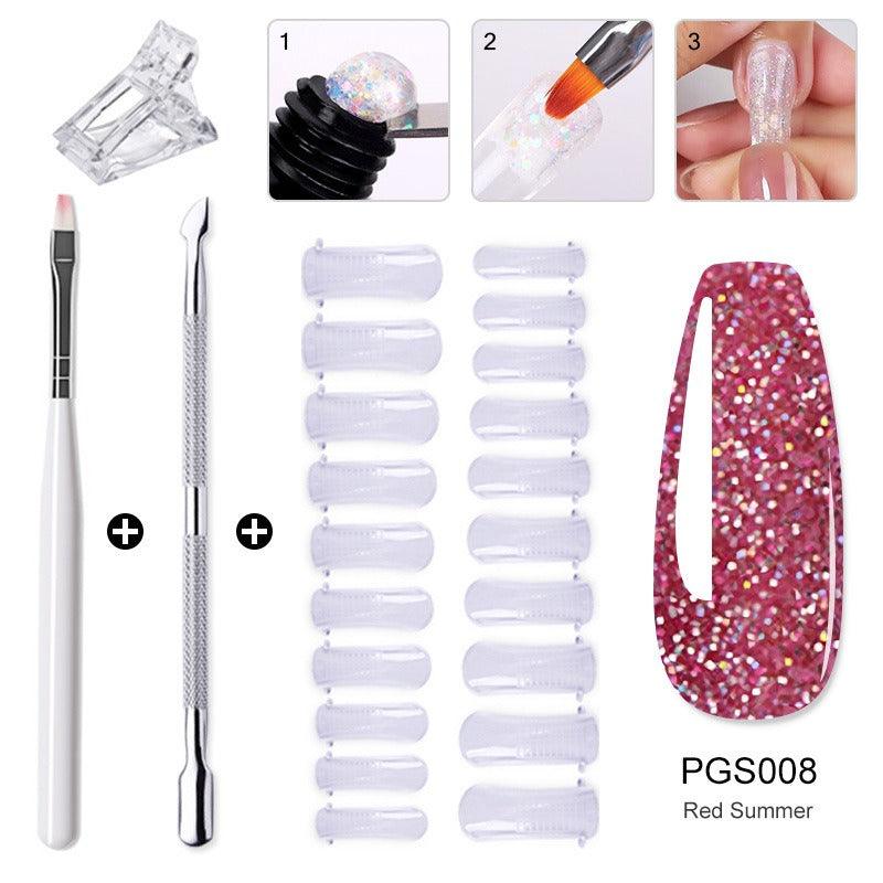 Nail Enhancement Crystal Extension Gel Tool Set Fast Extension Crystal Model Gel Uv Phototherapy Gel - VitaGlow Beauty Co.