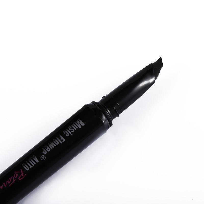 Music Flower Pro Auto Rotating Liquid Eyeliner Waterproof Eye Makeup Lash Hugging Gel Eye Liner Mark Pen Smudge-proof Cosmetics - VitaGlow Beauty Co.