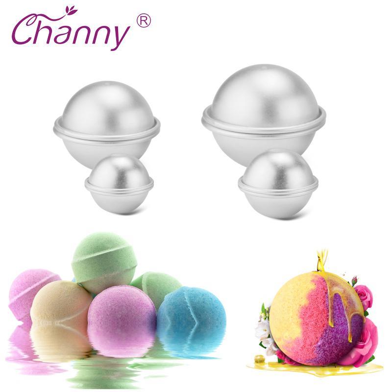 6pcs/pack Metal Aluminum Bath Bomb Mold Set - VitaGlow Beauty Co.