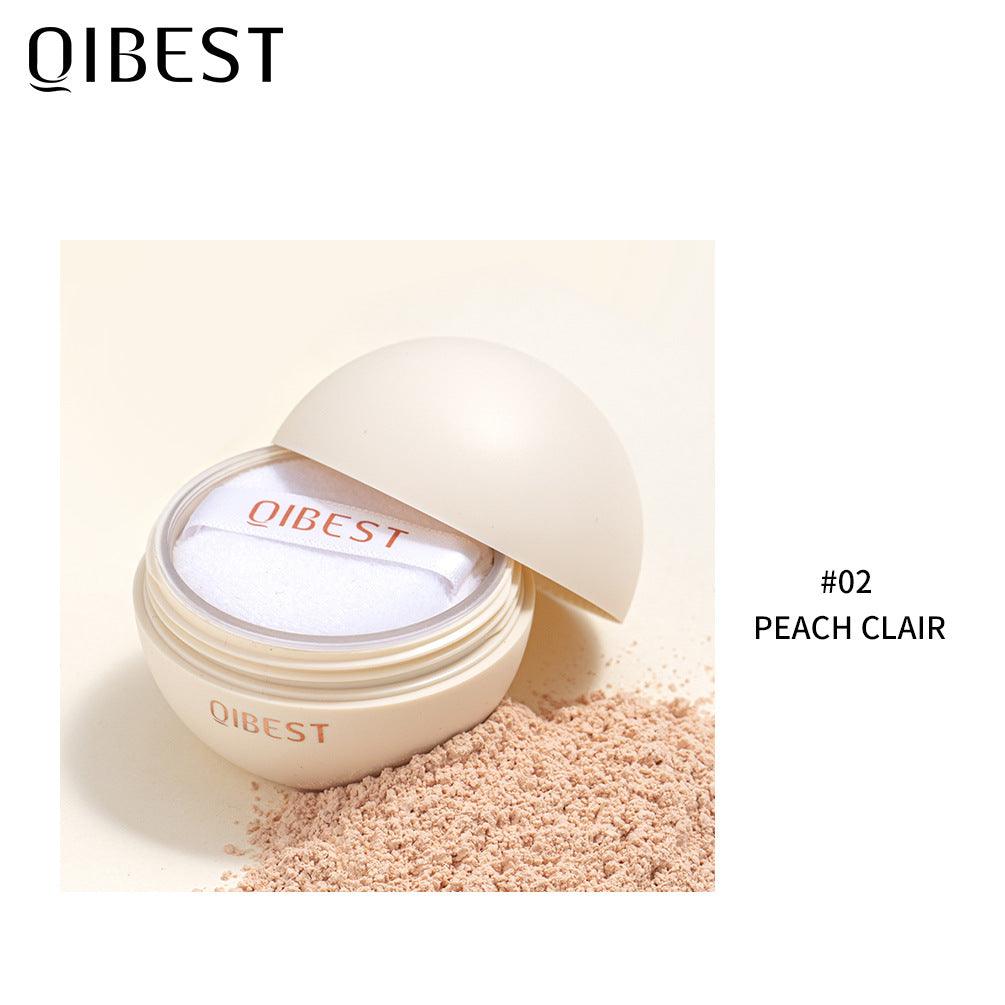 QIBEST Matte Setting Loose Powder Waterproof Natural Concealer Setting Powder Lightweight and Delicate Repairing Powder - VitaGlow Beauty Co.