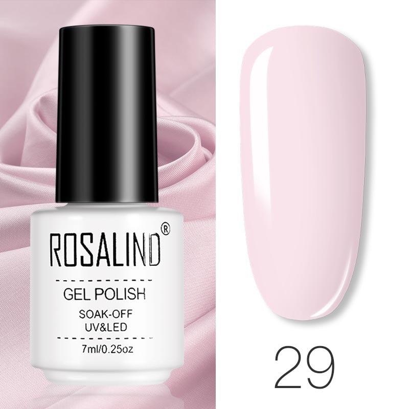 ROSALIND Gel Polish Set Manicure for Nails Semi Permanent Vernis top coat UV LED Gel Varnish Soak Off Nail Art Gel Nail Polish - VitaGlow Beauty Co.