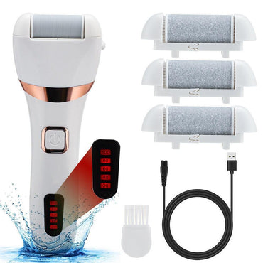 Rechargeable 7 Waterproof Electric Foot Grinder Dead Skin Cutin Removal Household Electric Foot Beauty Foot Grinder Kit - VitaGlow Beauty Co.