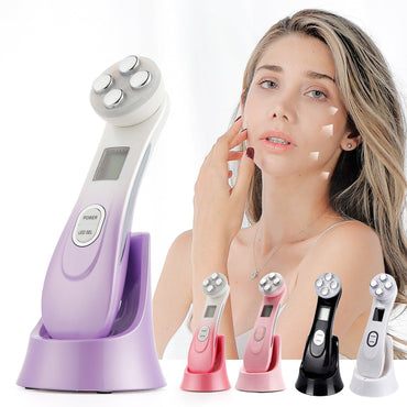 USB Rechargeable Beauty Home Introduction Instrument Firming Skin Rejuvenation Color Light Peeling Machine - VitaGlow Beauty Co.