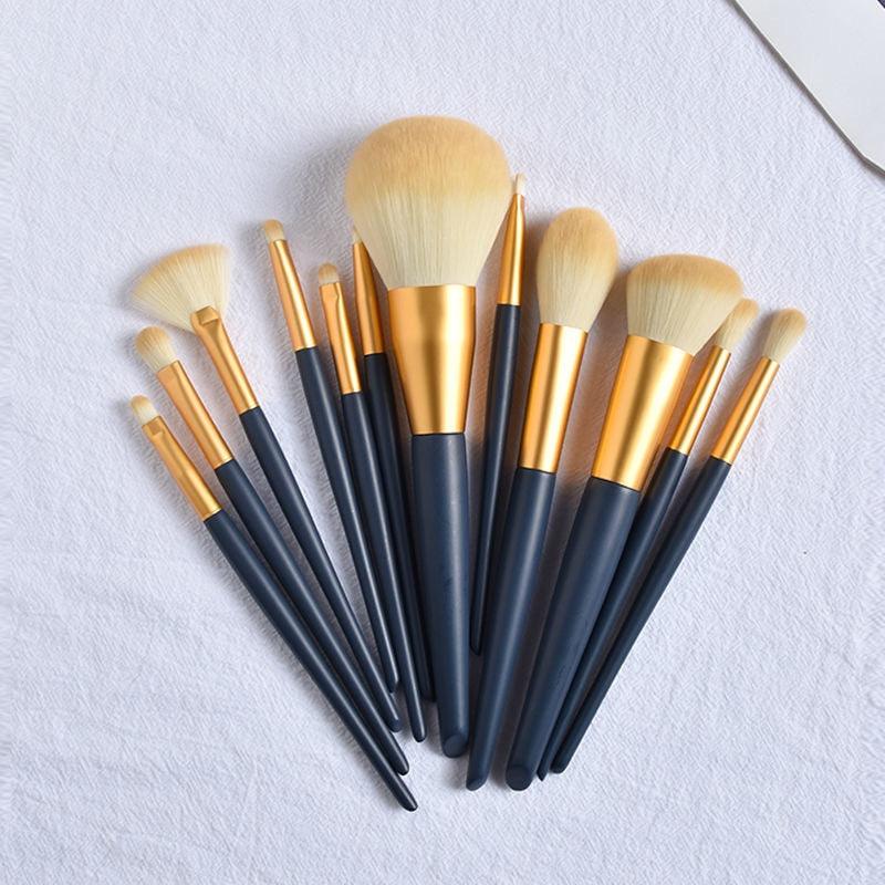 Luxury 12-Piece Natural Hair Makeup Brush Set - VitaGlow Beauty Co.