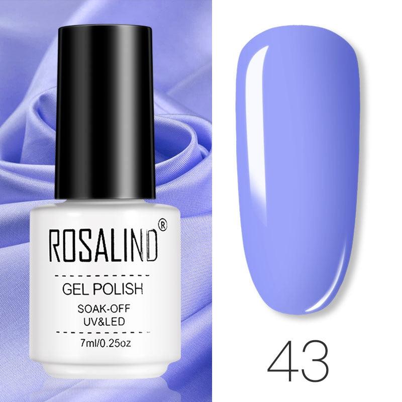 ROSALIND Gel Polish Set Manicure for Nails Semi Permanent Vernis top coat UV LED Gel Varnish Soak Off Nail Art Gel Nail Polish - VitaGlow Beauty Co.