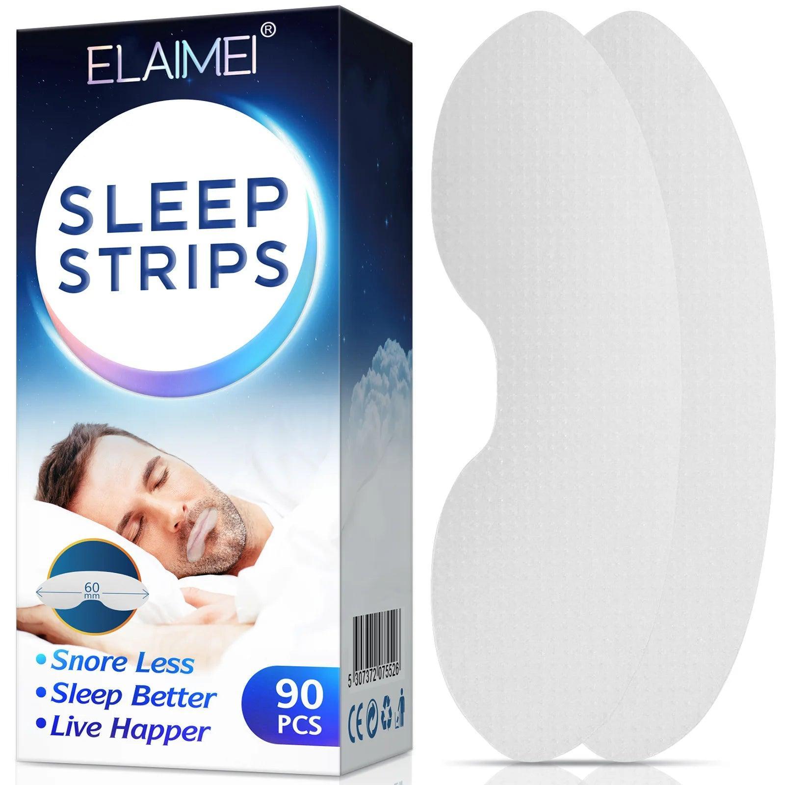 ELAIMEI Anti-Snoring Sleep Strips for Restful Nights - VitaGlow Beauty Co.