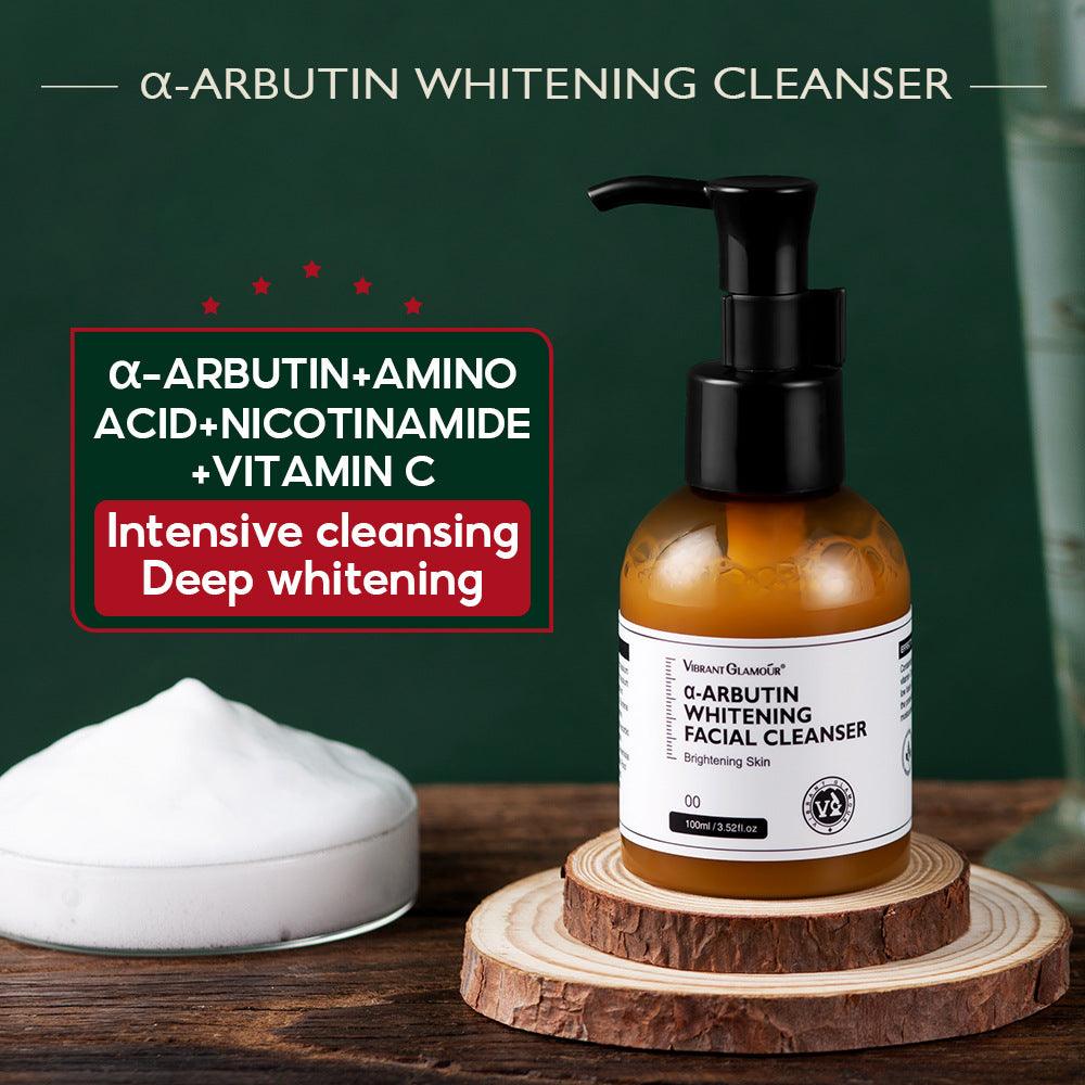 VIBRANT GLAMOUR Arbutin Facial Cleanser To Cleanse The Skin And Remove Oil VG-MB045 - VitaGlow Beauty Co.