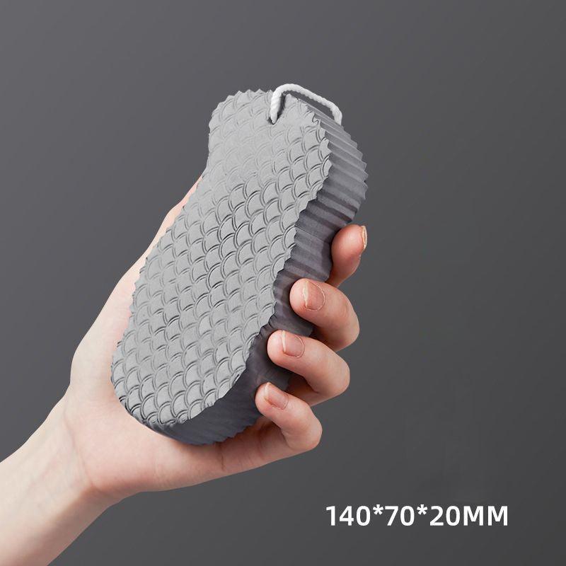 Rubbing Mud Sponge Fish Scale Pattern 3D Sponge Bath Artifact Does Not Hurt The Skin Baby Bath Sponge Bath Brush - VitaGlow Beauty Co.