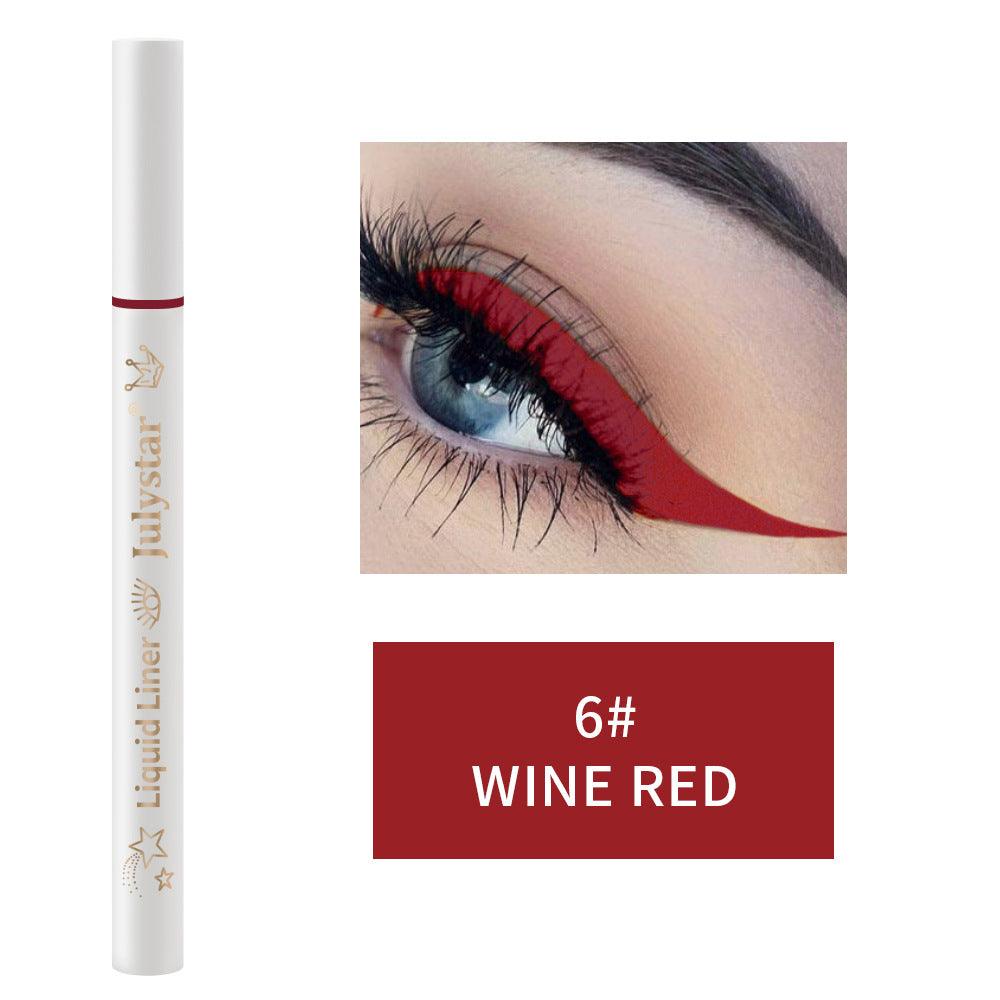 Soft Tip Color Eyeliner Waterproof Durable Liquid Eyeliner White Eyeliner Pencil Very Fine Liquid Eyeliner Pen - VitaGlow Beauty Co.