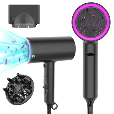 Regulations Hair Dryer Negative Ion Folding Portable High-Power Household Hair Dryer - VitaGlow Beauty Co.