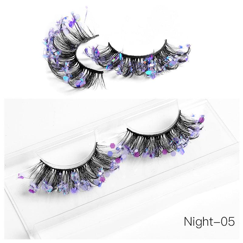 New Color Noctilucent Fried False Eyelashes Multi Layer Thick Cross Mink Like Eyelashes 8D FLUFFY - VitaGlow Beauty Co.