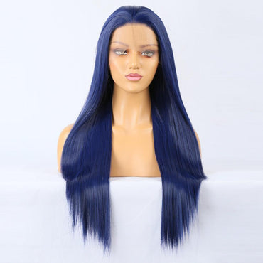 Straight Lace Front Wig Bone Straight Human Hair Wig Transparent Lace Frontal Wig Glueless Lace Front Human Hair Wigs - VitaGlow Beauty Co.