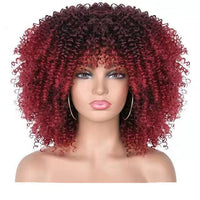 Glamorous Small Curly Hair Explosion Head Wig Set - VitaGlow Beauty Co.