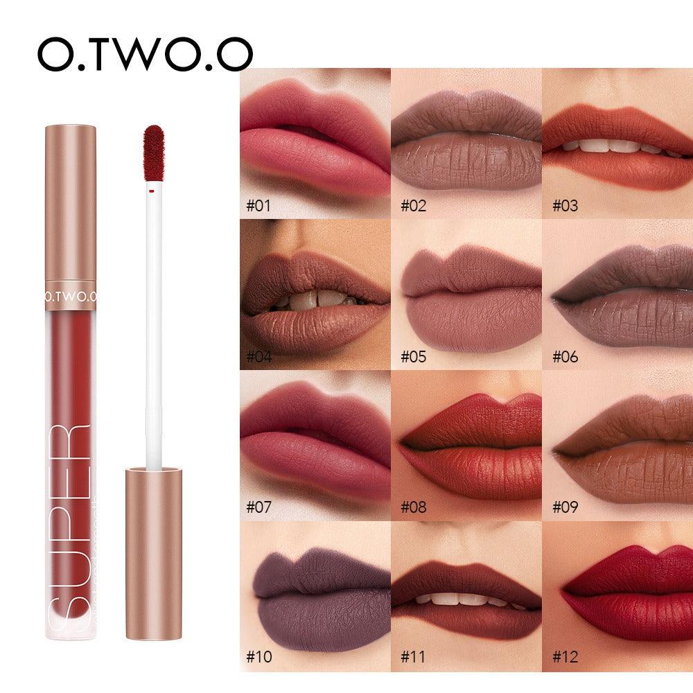 O. TWO.O12 Color Honey Language Velvet Matte Lip Color - VitaGlow Beauty Co.