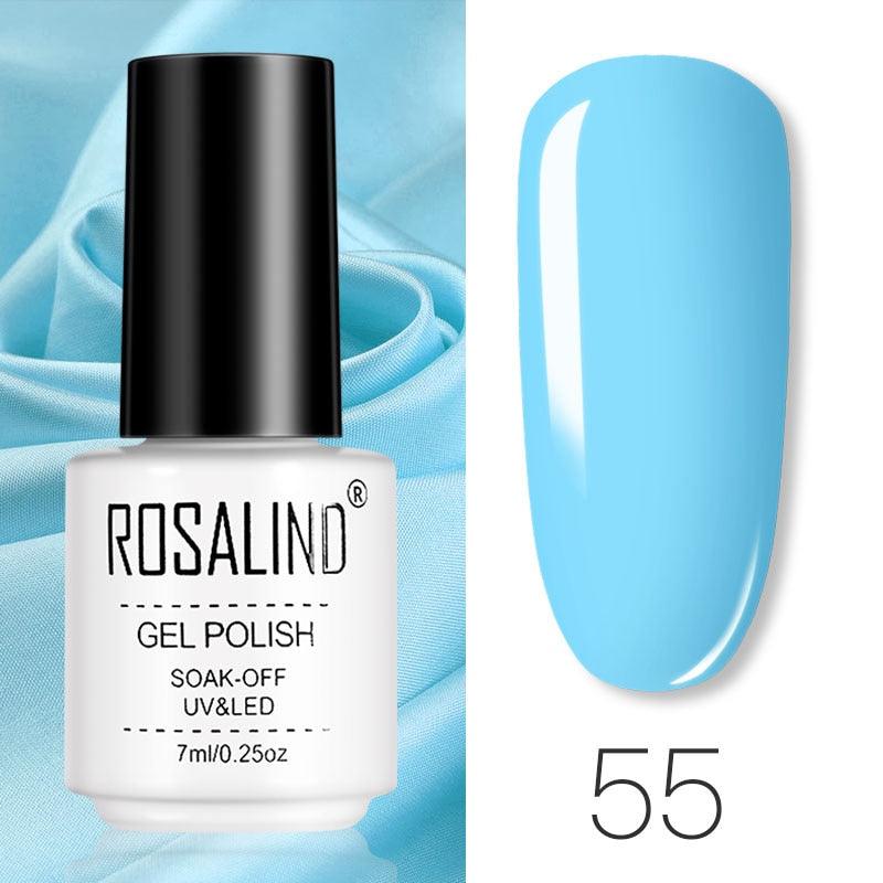 ROSALIND Gel Polish Set Manicure for Nails Semi Permanent Vernis top coat UV LED Gel Varnish Soak Off Nail Art Gel Nail Polish - VitaGlow Beauty Co.