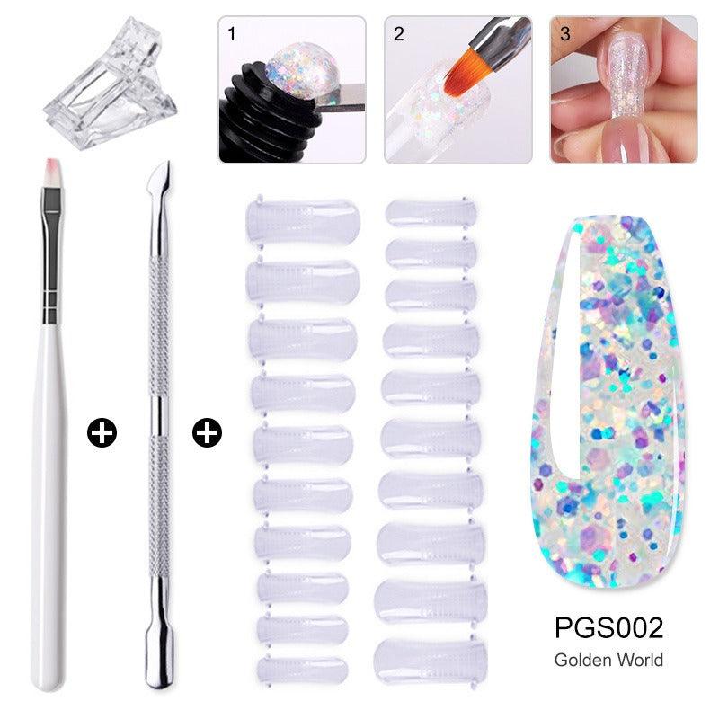 Nail Enhancement Crystal Extension Gel Tool Set Fast Extension Crystal Model Gel Uv Phototherapy Gel - VitaGlow Beauty Co.