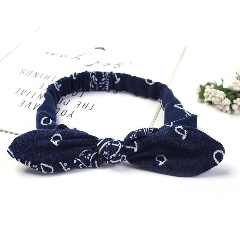 New Women Suede Soft Solid Print Headbands Vintage Cross Knot Elastic Hairbands Bandanas Girls Hair Bands Hair Accessories - VitaGlow Beauty Co.