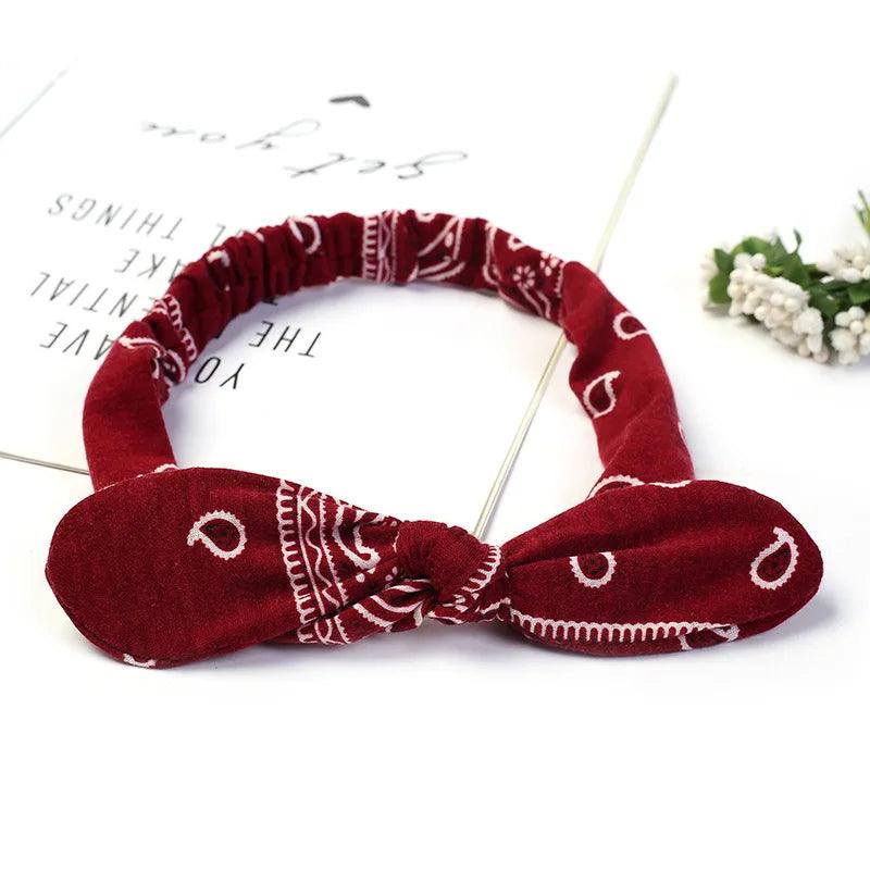 New Women Suede Soft Solid Print Headbands Vintage Cross Knot Elastic Hairbands Bandanas Girls Hair Bands Hair Accessories - VitaGlow Beauty Co.